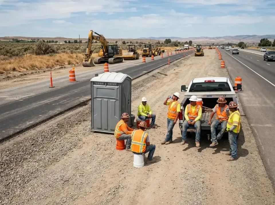 highway-road-construction-crew-007 — frequently asked questions, Porta Potty and Restroom Rentals in Grottoes, VA